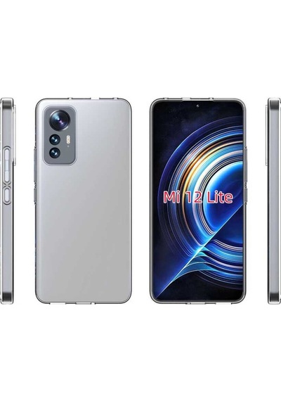 Xiaomi Mi 12 Lite Kapak Kamera Korumalı Süper Silikon Kapak