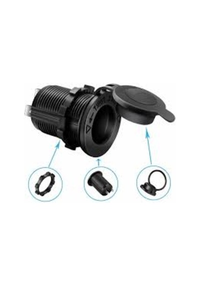 Oto Çakmak Fiş Çakmaklık Dişi Pano Tip 30Mm Şase Monteli 5 Adet