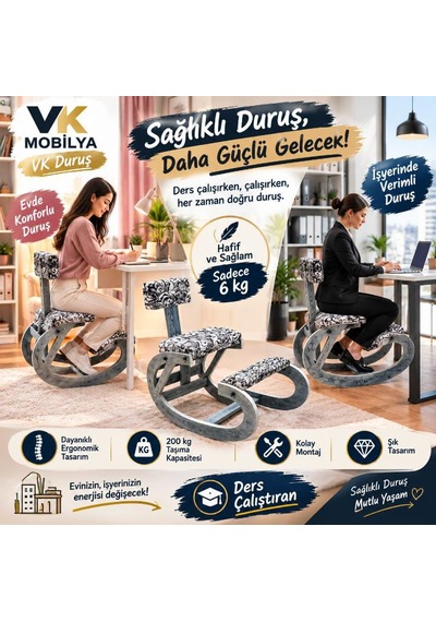 Ergonomik Sandalye Siyah
