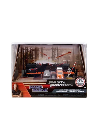 Fast Furious Nano Train Scene Diorama