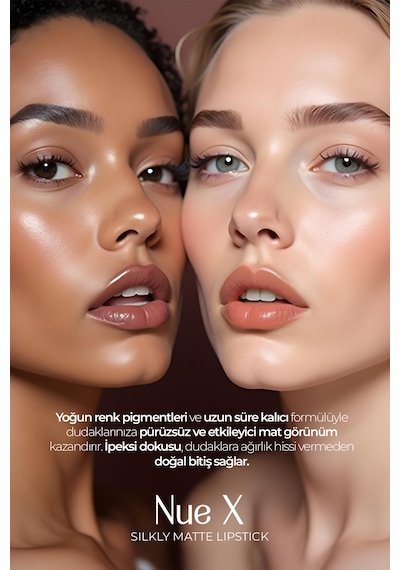 Nue X Silkly Matte Lipstick Kiremit 03 0