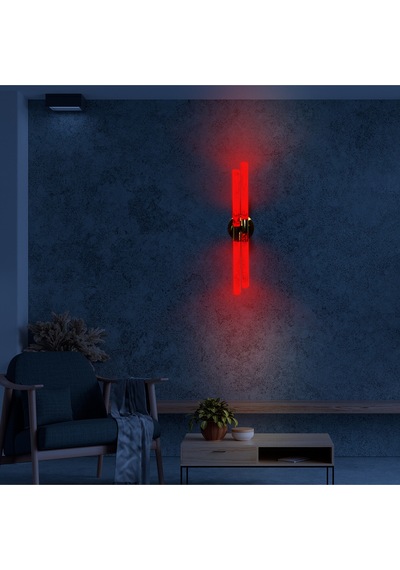 Bh Bubblelight Dubble Şık Ve Zarif Modern Led Duvar Aplik Gümüş Rgb Elektrikli Kumandalı Gümüş