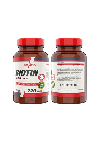 Ncs Nevfix Biotin 5000 Mcg 120 Tablet Nevfix Vitamin D3 Sıvı Sp