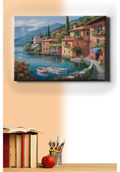 Webstyle Sayılarla Boyama Seti Kasnaklı Sakin Kıyı 60 X 75 Cm