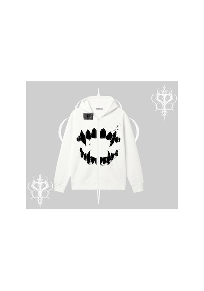 Tarzsokak Beyaz Hırka Sweatshirt Vampir Dış