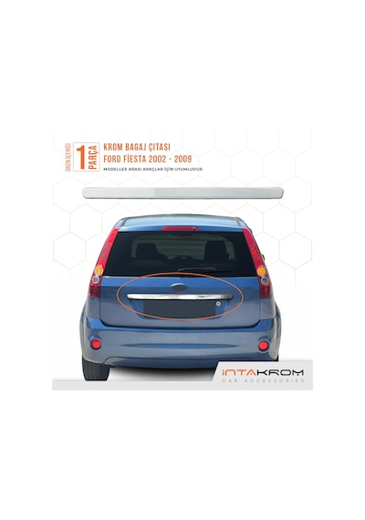 Ford Fiesta Krom Bagaj Çıtası 2002 - 2009