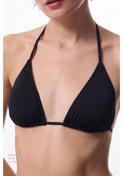 Penti Si Yah Üçgen Bikini Üstü Siyah