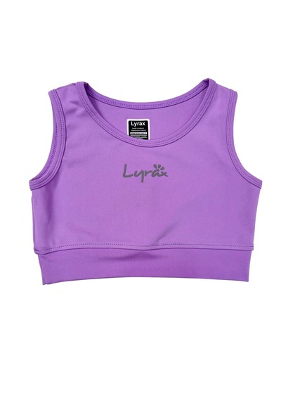 Nurbebe Şort Etekli Crop Kız Çocuk Sporcu Takım Mor