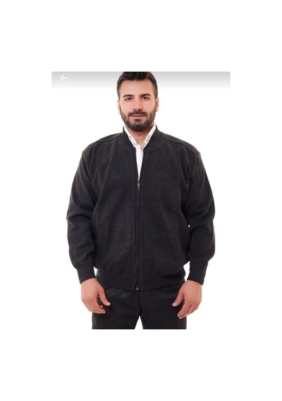 Bawcompany Erkek Çelik Örgü Içi Astarlı Hırka Gri