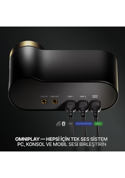 Steelseries Arctis Nova Elite Hi-res Wireless Gaming Kulaklık - Sage Gold