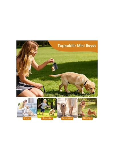 Etashop Ultrasonik Köpek Kovucu Şarjlı Portatif Bark Eğitim Cihazı 8 M Menzil