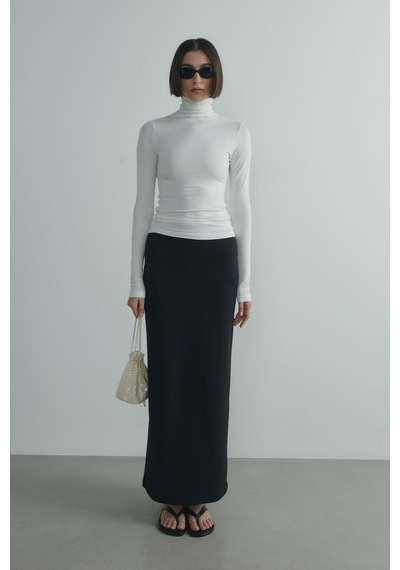 Suud Collection Ekru Boğazlı Body