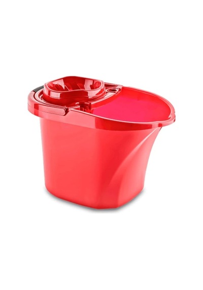 Tr Titiz Practical Sıkma Aparatlı Temizlik Kovası - 15 Lt. - Kırmızı Diğer