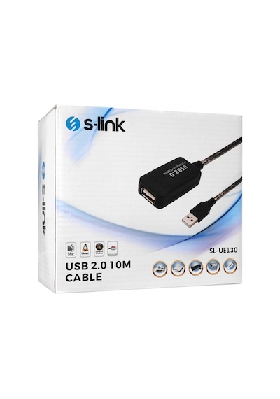 S-lınk Sl-ue130, Güçlendirilmiş Usb Uzatma Kablosu 10 Metre