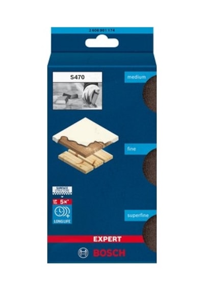 Zımpara Taban 98 X 120 X 13 Mm, İnce Kum Ve Güçlü