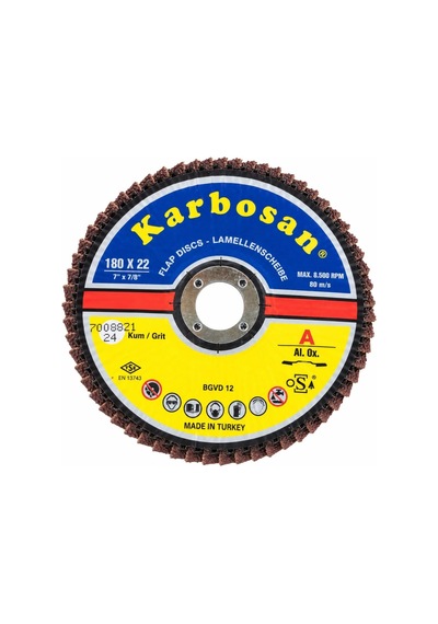 Karbosan 180mm Nk Flap Disk 24 Kum