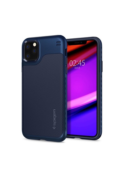 Spigen Apple Uyumlu iPhone 11 Pro İle Kılıf Hybrid Nx Denim Blue