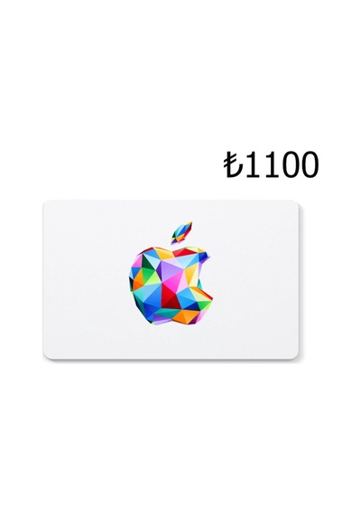 App Store 1100 Tl Hediye Kartı Gift Card - Türkiye