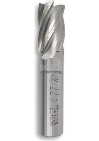 Mte 22 Mm Parmak Freze Hss-co5 Dın 844/b-n
