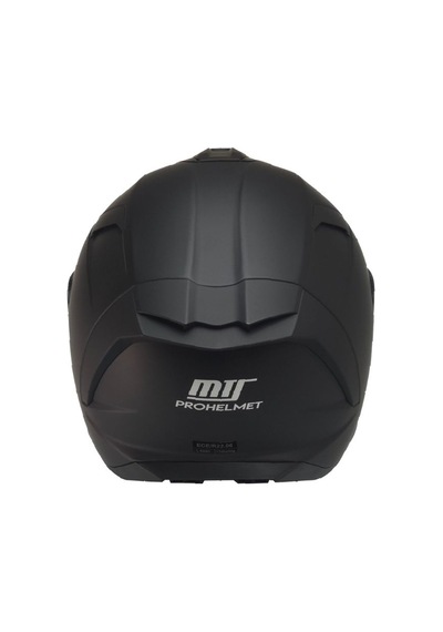 X340 Mat Siyah Motosiklet Kaskı Spoiler Mod Güneş Vizörlü Full Face Kask