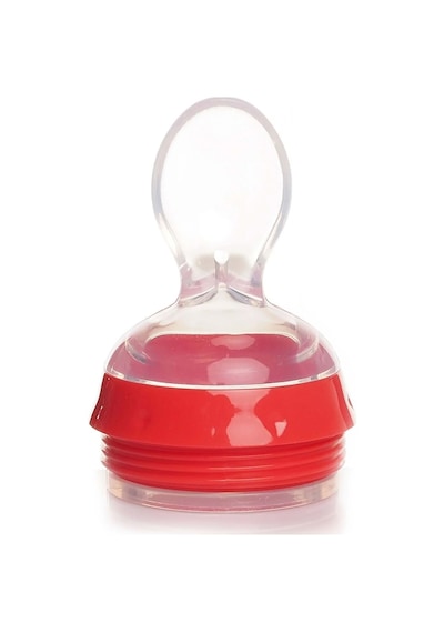 Bebedor Silikon Kaşıklı Biberon 120ml +6 Ay Şeffaf Kod:7509 5 Lü