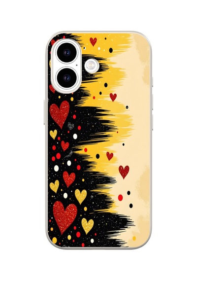 Arvencase Apple iPhone Uyumlu 17 Uyumlu Hd Kalite Orta Sertlikte Baskılı Desenli Silikon Renk35 Renk35