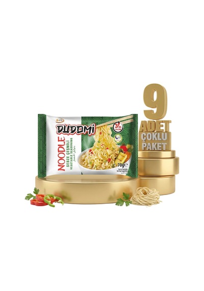 Dudomi Sebze Çeşnili Noodle 9x70 Gr