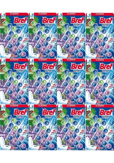 Bref Power Aktiv Klozet Bloğu Çam Ve Lavanta Kokulu 48 Li Set