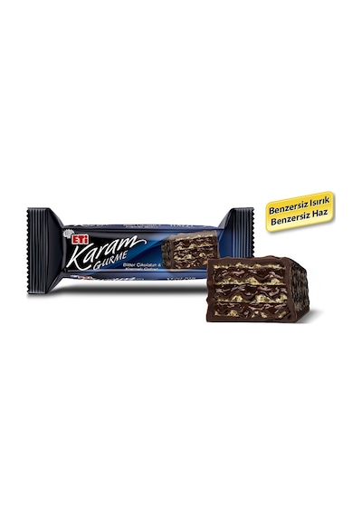 Eti Karam Gurme Bitter Çikolatalı Gofret  24 x 50 G