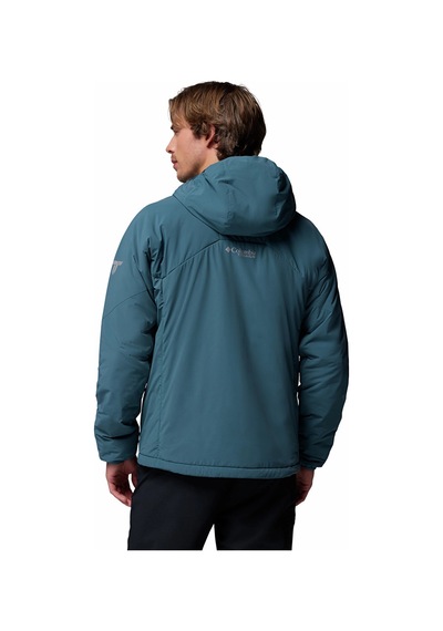 Columbia Silver Leaf Lite Hooded Jacket Erkek Outdoor Softshell Mont Wo0604-429 Mavi
