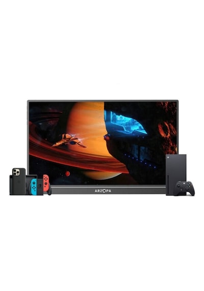 Arzopa A1m 17.3 İnç 60hz Full Hd Ips Type-c Taşınabilir Monitör