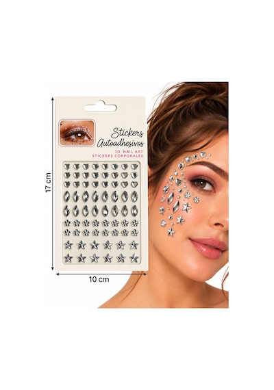 Damla Model Yapışkanlı Yüz Taşı Face Gems Taşlı Yüz Ve Vücut Süsü