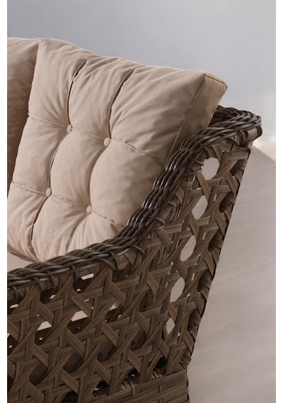 Antoryum Serisi 1. Sınıf Kahverengi Rattan, Cappucino Minder Bahçe Takımı, Balkon Takımı Kahverengi Rattan Cappucino Kumaş Antoryum Serisi 1. Sınıf Kahverengi Rattan, Cappucino Minder Bahçe Takımı, Balkon Takımı Kahverengi Rattan Cappucino Kumaş