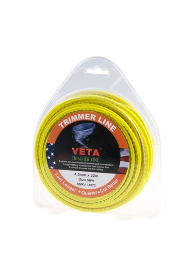 Veta Ot Misinası 4.5mm 22 Metre Tırtıklı Sarı 131872