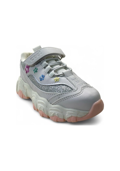 Cool Bella Kız Çocuk Okul Öncesi Rahat Sneaker Beyaz