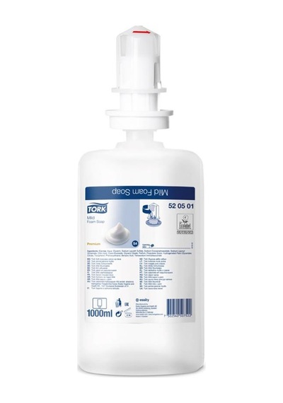 Tork Mild Kartuş Köpük Sabun 1 Lt Koli İçi 6 Adet