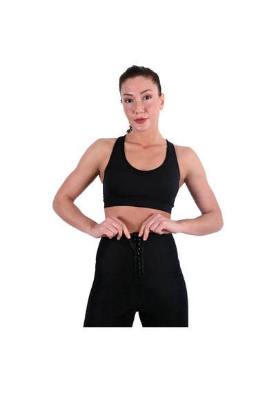Enenstyle Fashıon Boutıque Termal Sauna Agraflı Tayt 1-siyah