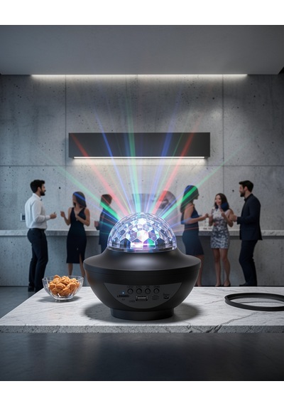 Rgb Disko Lambası Bluetooth Hoparlörlü Uczzdıskoxy918-4