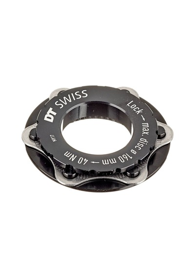 Dt Swıss My17 Center Lock Göbeği 6 Bolta Çeviren Adaptör Siyah