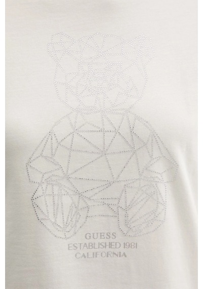 Guess Romy Regular Fit Kadın Beyaz T-shirt V6gı12k3325-g056