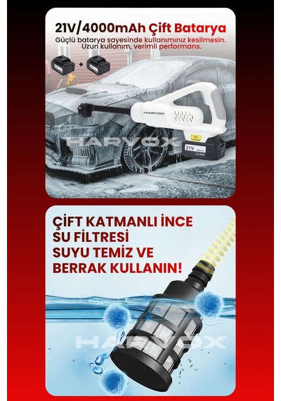 X-4000 Yüksek Basınçlı Araç Yıkama Makinesi
