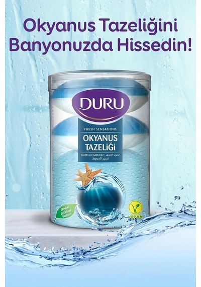 Fresh Sensations Ocean Sabun, 100 Gramx4