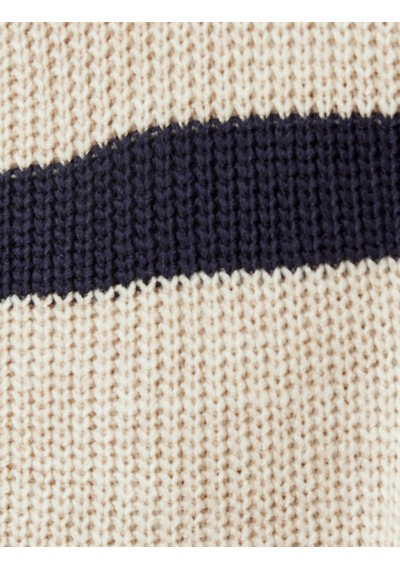 Koton Triko Oversize Süveter Yarım Fermuar Detaylı Dik Yaka Kolsuz Lacivert Çizgili 5wak20042ht 7s2 Koton Triko Oversize Süveter Yarım Fermuar Detaylı Dik Yaka Kolsuz Lacivert Çizgili 5wak20042ht 7s2