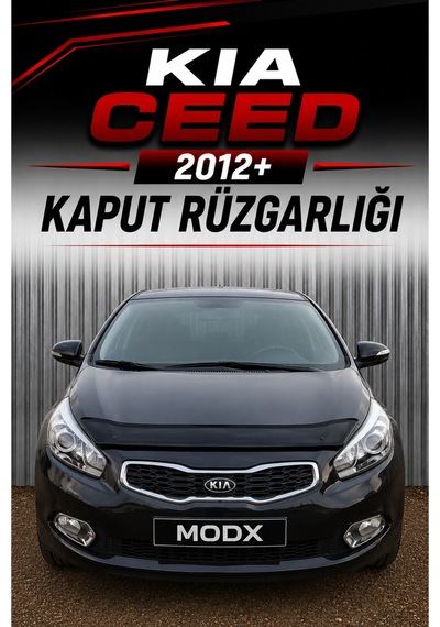 Kia Ceed 2012+ Araca Özel Kaput Rüzgarlığı 4mm