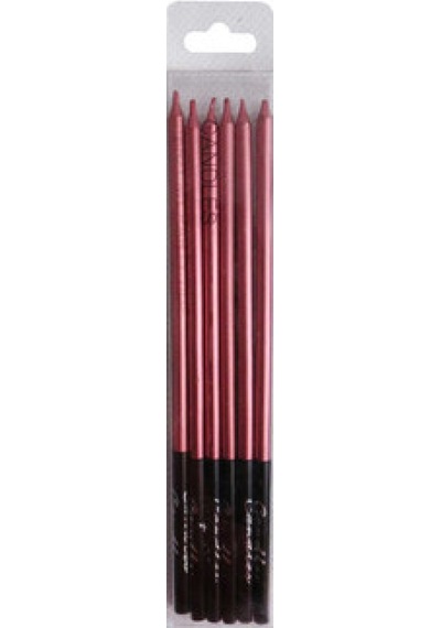 Mum Pastel Kırmızı 16cm Pk:6 +3