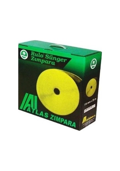 Ahşap Ve Metal Yüzeyler Sünger Şerit Zımpara Rulo 115 Mm X 25 M 220 Kum