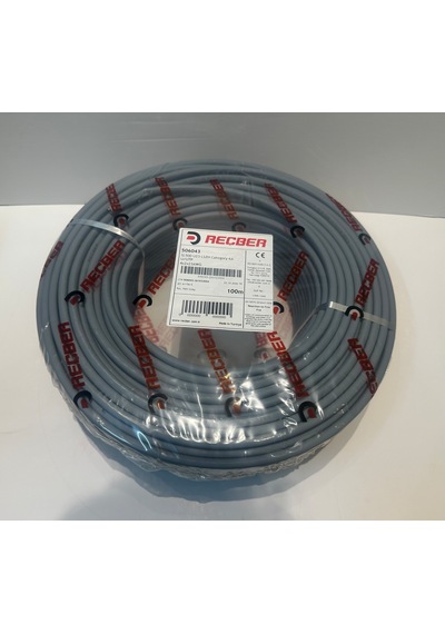 Reçber Sl500 U/f23 Lszh Cat 6a U/utp 100 Metre Gri