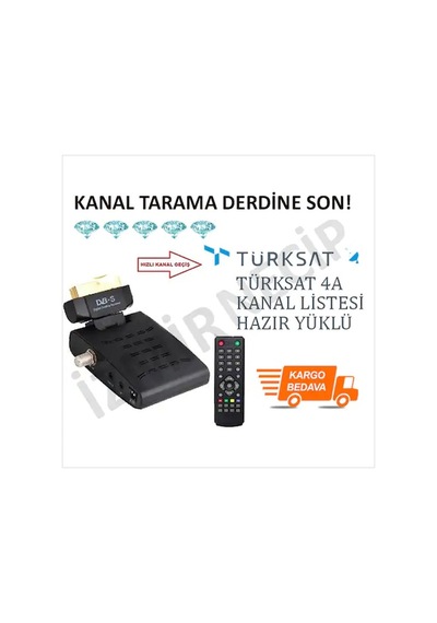 Tüplü Tv için Scart Sıkart Uydu Kanal Sıralı