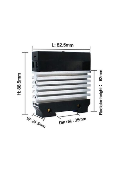 Ray Tipi Soğutuculu 60a Slim Ssr Röle