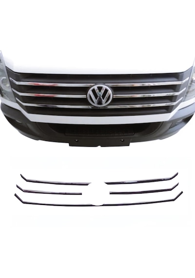 Vw Crafter Krom Ön Panjur 6 Prç 2012-2018 Arası P.çelik
